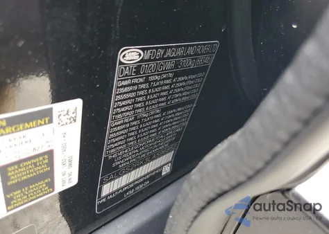 2020 Land Rover Range Rover Hse from USA, damaged, VIN SALGS2RK3LA596852